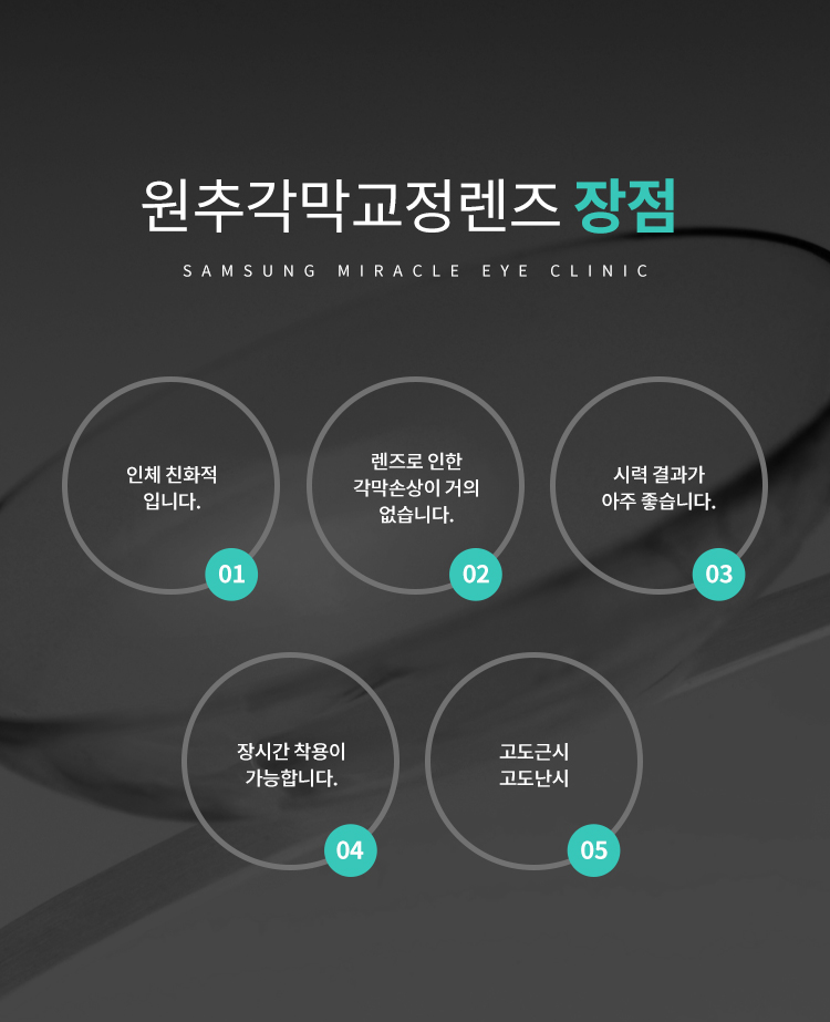 드림렌즈의 장점 및 단점